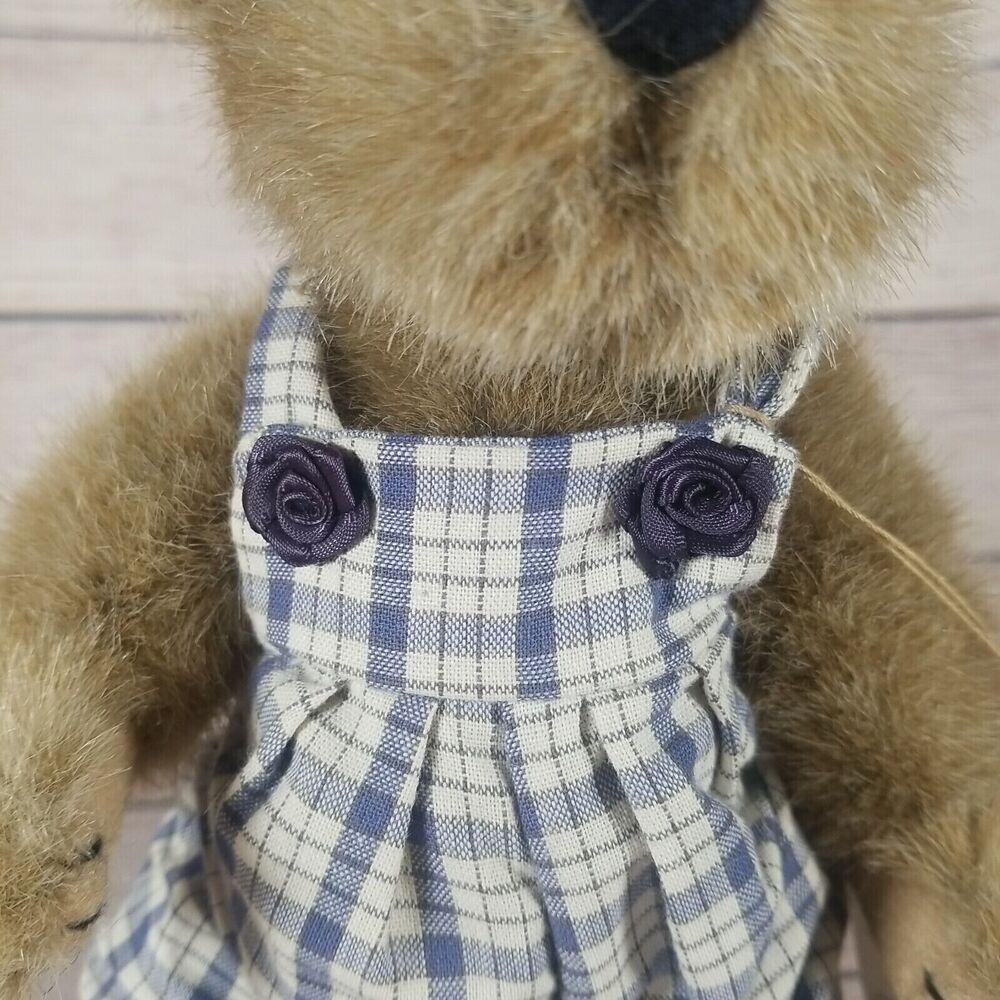 Boyd's Bears Brooke B Bearsley Plush Stuffed Fabric 10" Bear With Tags #917400 - Picture 15 of 16